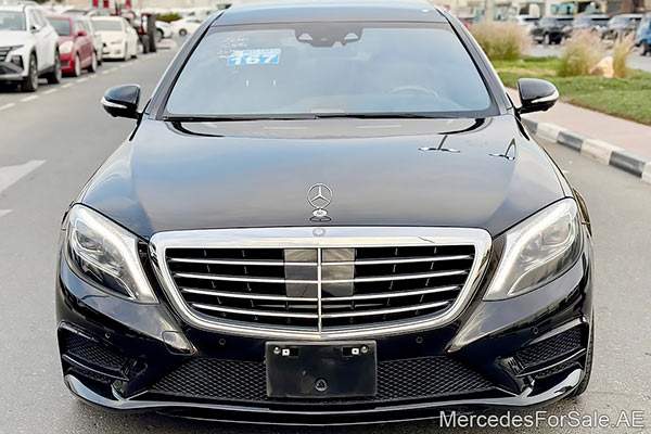 Image of a pre-owned 2015 black Mercedes-Benz S550 car