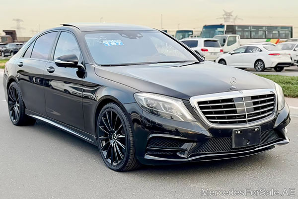 black 2015 Mercedes s550