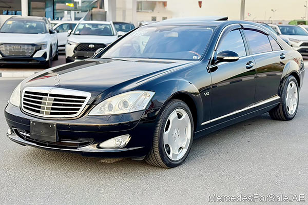 Image of a pre-owned 2007 black Mercedes-Benz S600 car