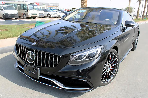 black 2016 Mercedes s550
