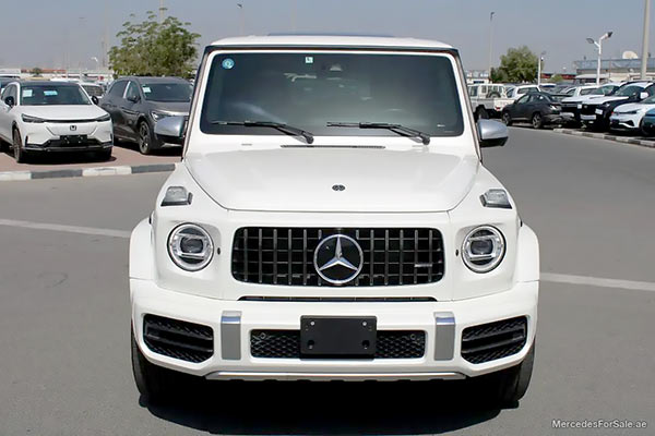 Image of a pre-owned 2021 white Mercedes-Benz G63 car