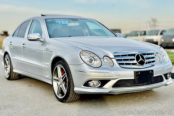 silver 2007 Mercedes e550
