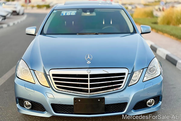 Image of a pre-owned 2010 blue Mercedes-Benz E350 car