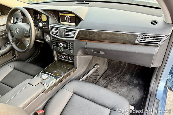 blue 2010 Mercedes e350