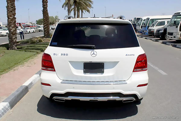 white 2014 Mercedes glk350