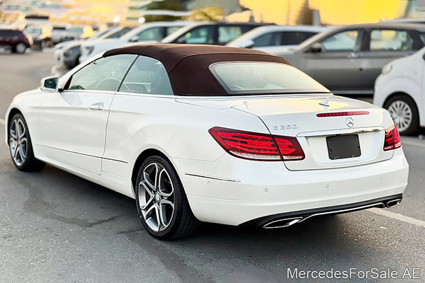 white 2014 Mercedes e350