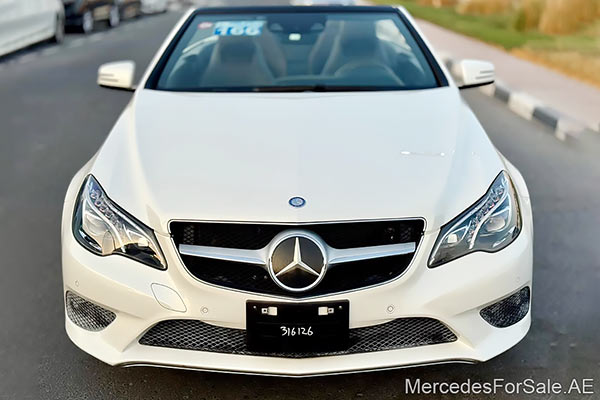 white 2014 Mercedes e350