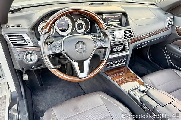 white 2014 Mercedes e350