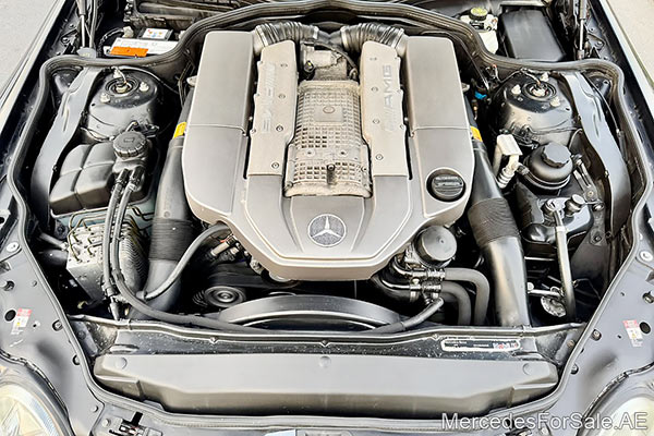 black 2003 Mercedes sl55