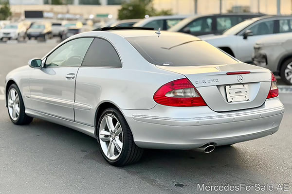 silver 2007 Mercedes clk350