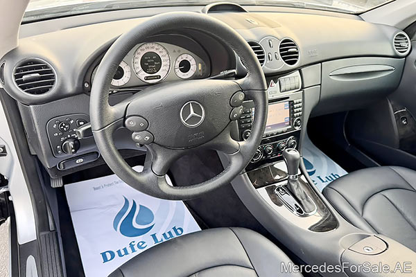 silver 2007 Mercedes clk350