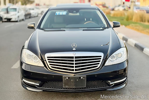 Image of a pre-owned 2012 black Mercedes-Benz S350 car