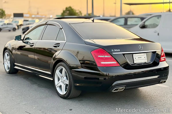 black 2012 Mercedes s350