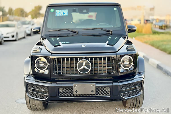 سيارة مرسيدس g63 مستعملة موديل 2024 لونها أسود