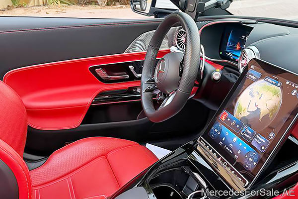 white 2023 Mercedes sl43