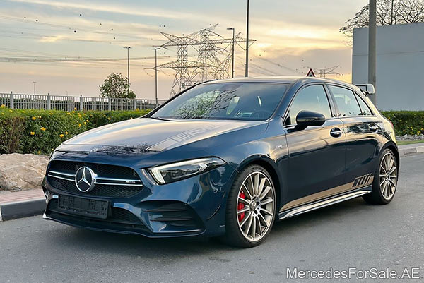 blue 2020 Mercedes a35 photo 1