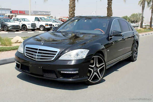 black 2007 Mercedes s600l
