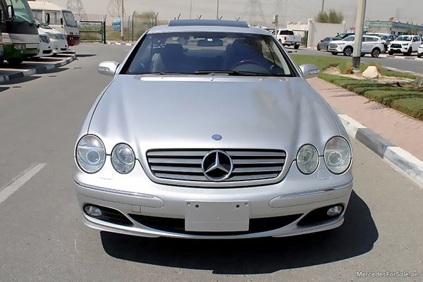silver 2004 Mercedes cl500
