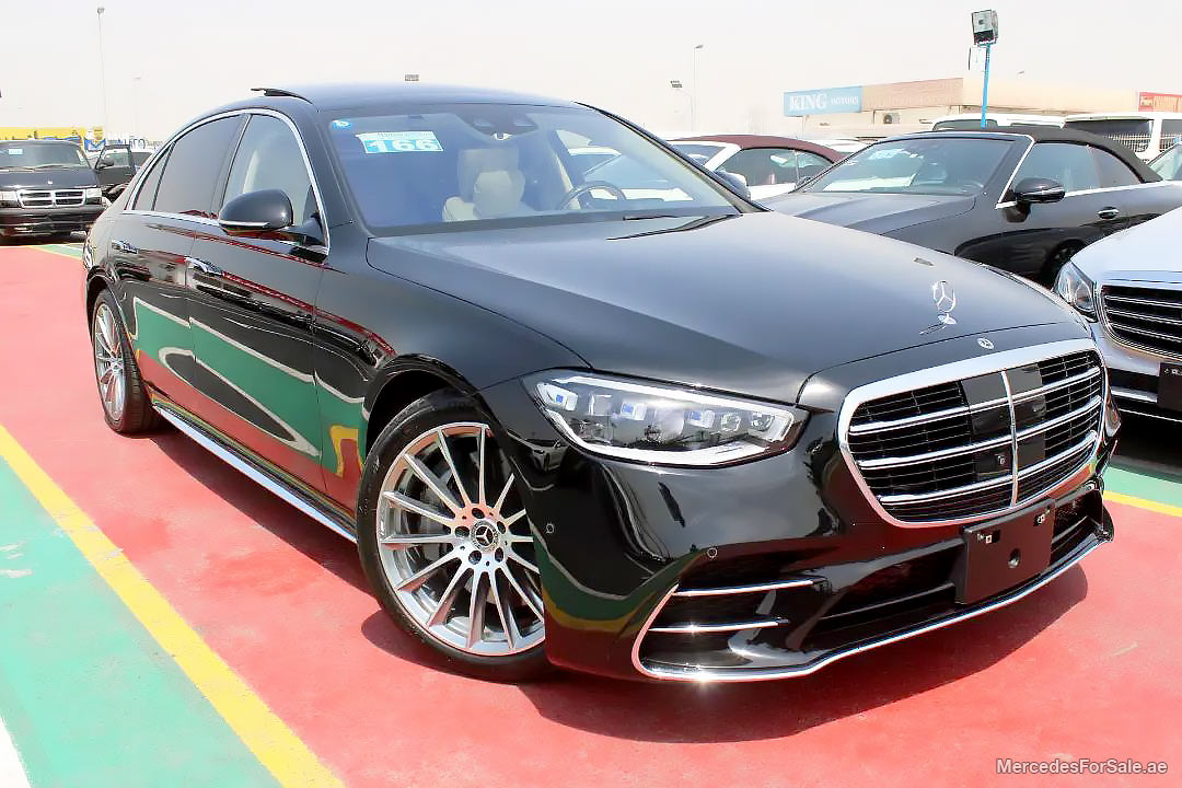 black 2022 Mercedes s500l
