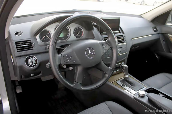 grey 2008 Mercedes c250