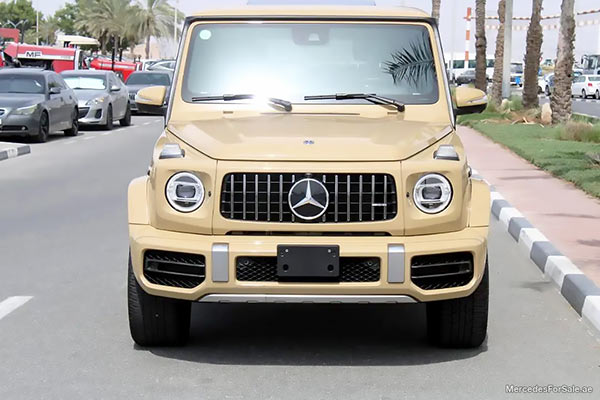 Image of a pre-owned 2019 gold Mercedes-Benz G63 car
