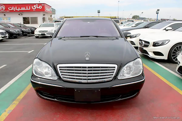 Image of a pre-owned 2004 black Mercedes-Benz S600 car