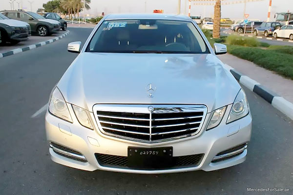Image of a pre-owned 2011 silver Mercedes-Benz E350 car